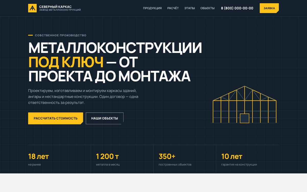 Завод «Северный каркас» — после